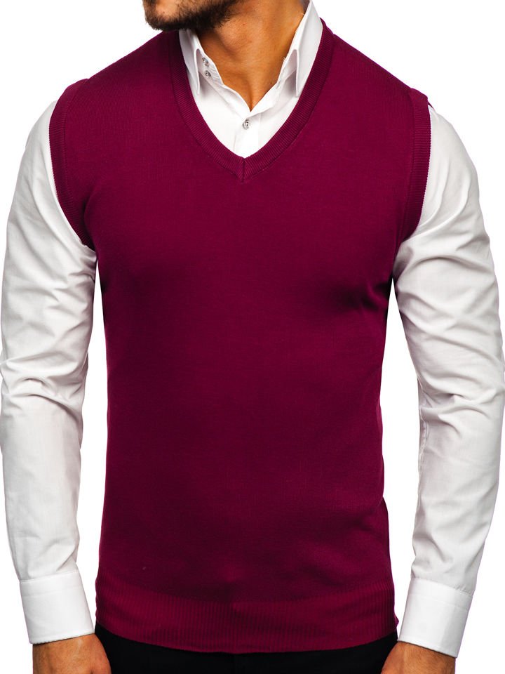 

Жилет чоловічий бордовий Bolf H1939