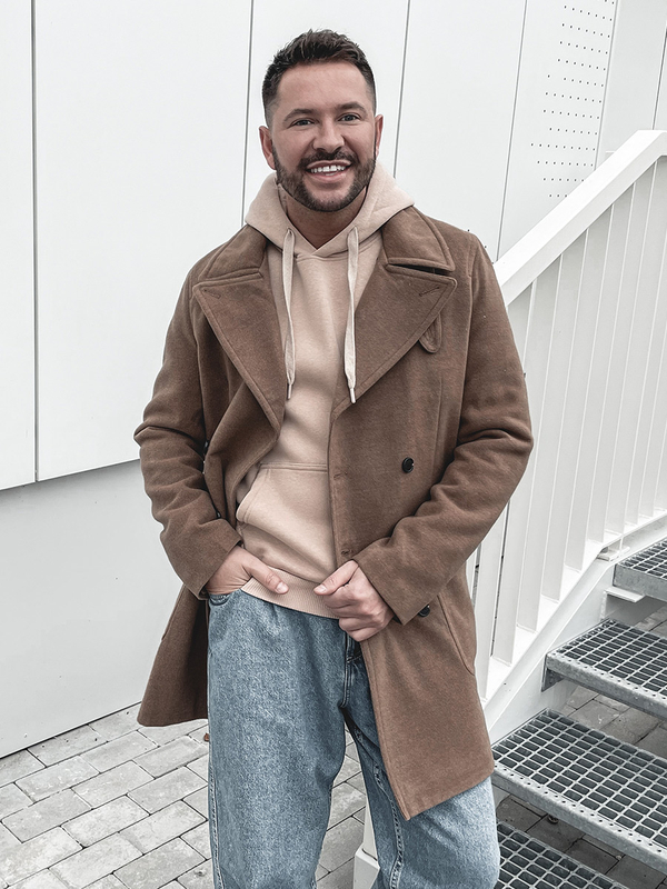 Пальто чоловіче зимове кемел Bolf 1048B