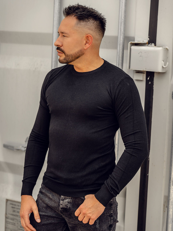 Чорний чоловічий светр Bolf MMB602A