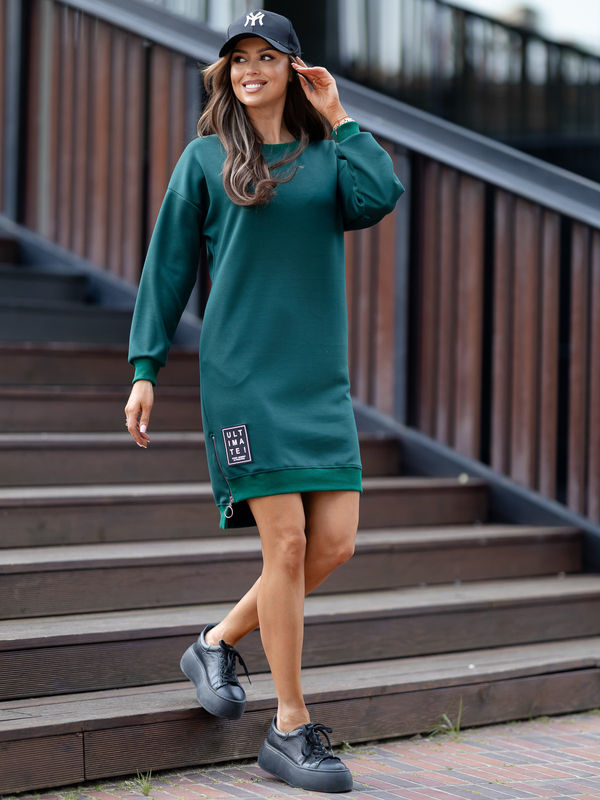 Жіноча спортивна сукня пляшкова Bolf 524