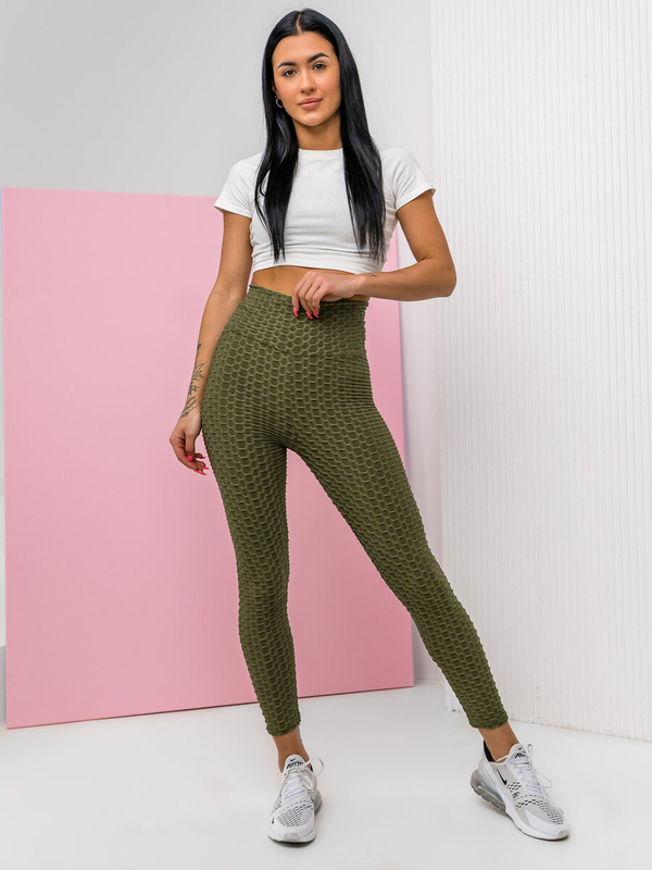 Хакі жіночі легінси Bolf YW88024
