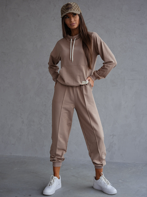 Жіночий двочастинний спортивний комплект капучино Bolf 82162