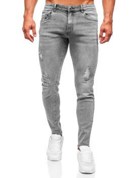 Сірі чоловічі джинсові штани slim fit Bolf KX759-C