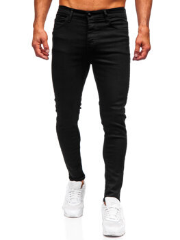 Чорні чоловічі джинси slim fit Bolf 6103