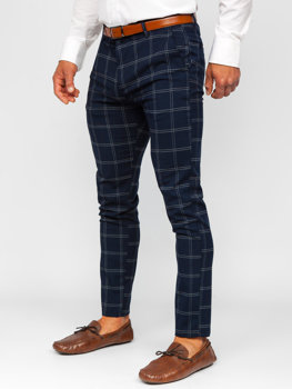 Men's Checkered Chinos Inky Bolf 0036